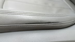 Driver's seat for Audi Q5 80A 21-24 with airbag, electric, heated, gray leather, Standard, worn, scratches, needs cleaning