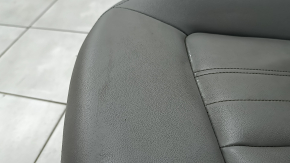 Driver's seat for Audi Q5 80A 21-24 with airbag, electric, heated, gray leather, Standard, worn, scratches, needs cleaning