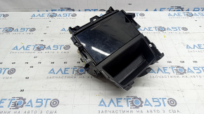Mazda 3 19-23 Japan built black center console cup holders, two pieces, scratches