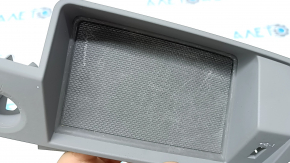 Front center console trim for the start/stop button on an Audi Q5 80A 18-24, gray, crack in the mount, scratches