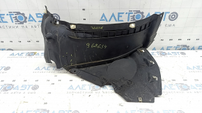 Front left fender liner, front part of Audi A4 B9 17-25, cracks, broken mount