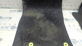 Set of black fabric floor mats for Mazda 3 19-23, ready for cleaning