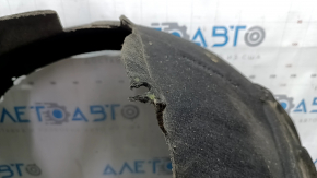 Front left fender liner Audi A6 C8 19-24, torn fastener, tears