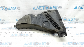 Front right fender liner, front part of Audi A6 C8 19-24, cracks, breaks, missing fragment