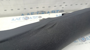 Right rear seat side trim for BMW 3 G20 19-22, black leather, dented