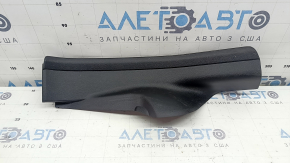 Rear left inner door sill trim for BMW 3 G20 19-26, black, scratches