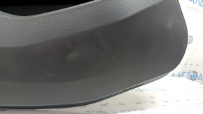 Rear left door panel trim for BMW 3 G20 19-26, black, without curtain, black leather insert, with handle, with backlight, with chrome insert and speaker grille, tear, scratches