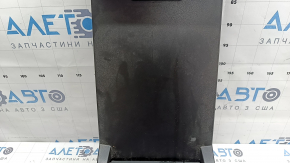 Rear seat backrest, 2nd row, center, BMW 3 G20 19-22, black Sensatec leather, with armrest and cup holders, dry-cleanable