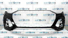 Bare front bumper for Audi Q5 80A 21-24 without Park Assist and headlight washers, black, without tow hook cap, scratches, dents