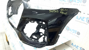 Bare front bumper for Audi Q5 80A 21-24 without Park Assist and headlight washers, black, without tow hook cap, scratches, dents
