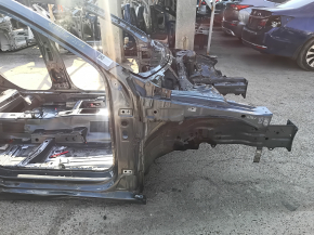 Front right quarter panel of a 19-26 VW Jetta on the body, graphite, dented threshold