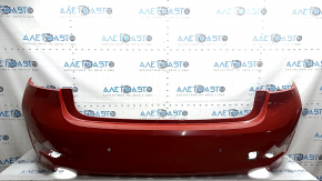 Bare rear bumper BMW 3 G20 19-22 for parking sensors, Sport Line, red, worn