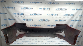 Bare rear bumper BMW 3 G20 19-22 for parking sensors, Sport Line, red, worn