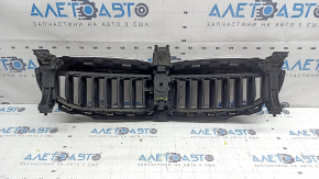 Radiator grille assembly BMW 3 G20 19-22 with blinds, chrome, without chamber, cracked