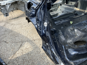 Quarter wing rear right Audi A6 C8 19-24 on the body, blue, dented