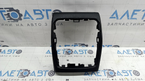 Rear center console trim for BMW 3 G20 19-26 black