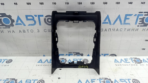 Rear center console trim for BMW 3 G20 19-26 black