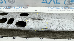The rear bumper reinforcement of the Toyota Prius 50 16-22 is dented and torn.