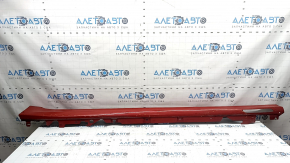 Right side sill for BMW 3 G20 19-26, red, backlit, scratches