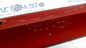 Right side sill for BMW 3 G20 19-26, red, backlit, scratches