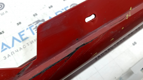 Right side sill for BMW 3 G20 19-26, red, backlit, scratches