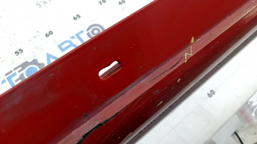 Right side sill for BMW 3 G20 19-26, red, backlit, scratches