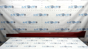 Left side sill for BMW 3 G20 19-26, red, backlit, scratches