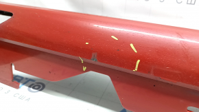 Left side sill for BMW 3 G20 19-26, red, backlit, scratches
