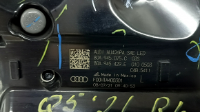 Left Audi Q5 80A 21-24 LED headlight without animation, chip, crack, scratches