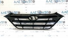 Black radiator grille assembly for the 2016-2018 Hyundai Tucson