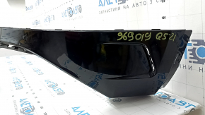 Bare rear bumper, lower part, Audi Q5 80A 21-24, black, broken fasteners, painted