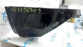 Bare rear bumper, lower part, Audi Q5 80A 21-24, black, broken fasteners, painted