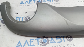 Ford Escape MK4 23-26 rear bumper lip, gray, without towbar, for 2 pipes, scratches, pressed