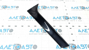 Rear spoiler, trunk lid, left trim, Audi Q5 80A 18-24, gloss black, scratches