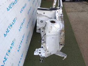 Front left quarter panel for Toyota Camry v50 12-14 USA, white, with central pillar, sawn off, without side member nose