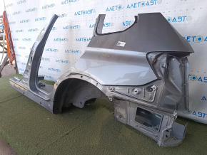 Quarter wing rear left BMW X3 F25 11-17 sawed off, with B-pillar, graphite, butt