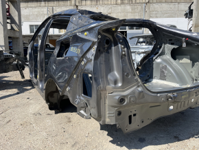 Quarter wing rear left Toyota Prius 50 19-22 under BSM, on the body, graphite, dented