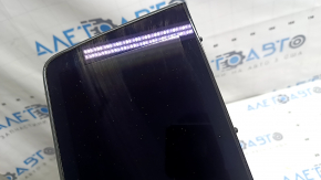 The Ford Escape MK4 2020 8" monitor, display, and navigation system is covered in soot, chips, and scratches.