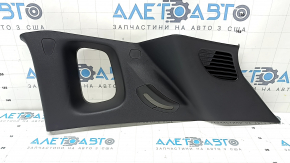 Upper right arch trim for Jeep Compass 19-26, black, two pieces, scratches