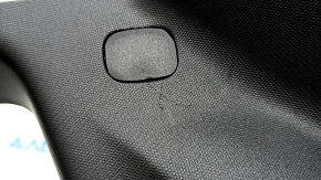 Upper right arch trim for Jeep Compass 19-26, black, two pieces, scratches