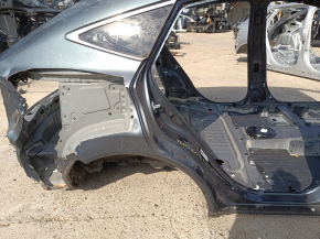 Right rear fender lip on a 2021 Toyota Venza, graphite finish, bumpers