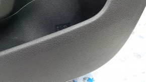 Mitsubishi Outlander 22-23 rear right door panel, black with gray leather, with gray leather armrest, scratches