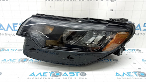 Left front headlight assembly for Jeep Compass 22-26 LED, without mounting, dirty inside