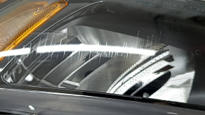 Left front headlight assembly for Jeep Compass 22-26 LED, without mounting, dirty inside