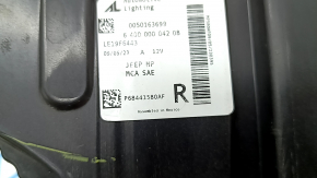 Right front headlight assembly for Jeep Compass 22-26 LED, without mounting, dirty inside, worn
