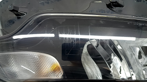 Right front headlight assembly for Jeep Compass 22-26 LED, without mounting, dirty inside, worn