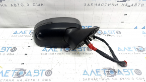 Mitsubishi Outlander 22-26 right side mirror assembly, 13+2 pins, turn signal, heated, auto-folding, BSM, camera, graphite