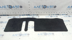 Set of black fabric floor mats for Mitsubishi Outlander 22-26, 3 rows