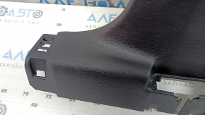 Mitsubishi Outlander 22-26 lower left center pillar trim, black, plastic turned white, scratches