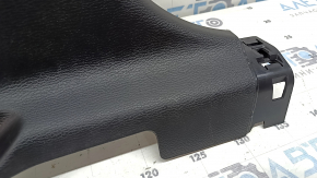 Mitsubishi Outlander 22-26 lower left center pillar trim, black, plastic turned white, scratches